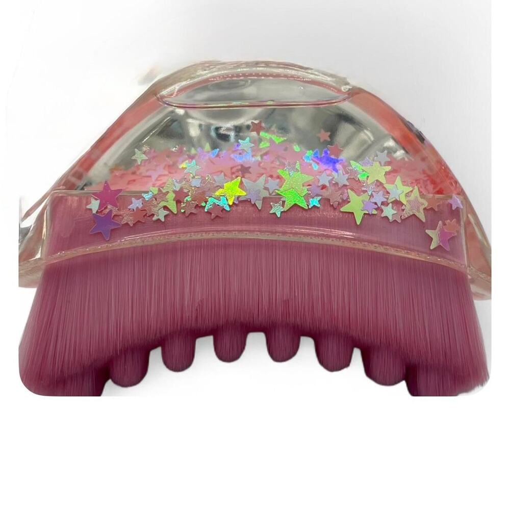 Kawaii Squishy Iridescent Stars Dry Brush Gua Sha Facial Contour Fairycore